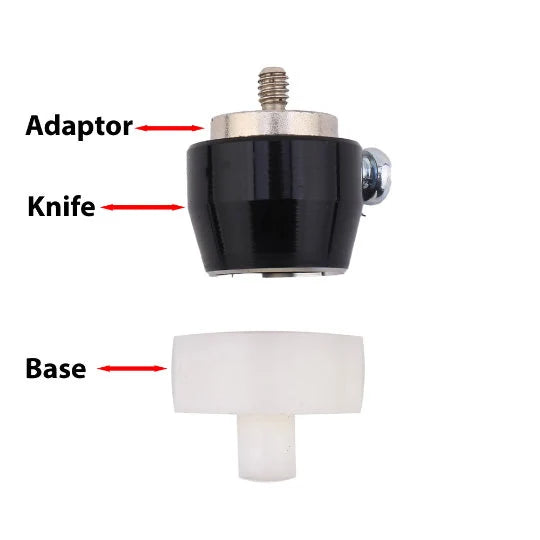 Leather and Fabric Round Hollow Circular Hole Cutter Puncher Tool 18 mm to 62 mm for Hand Press Machine