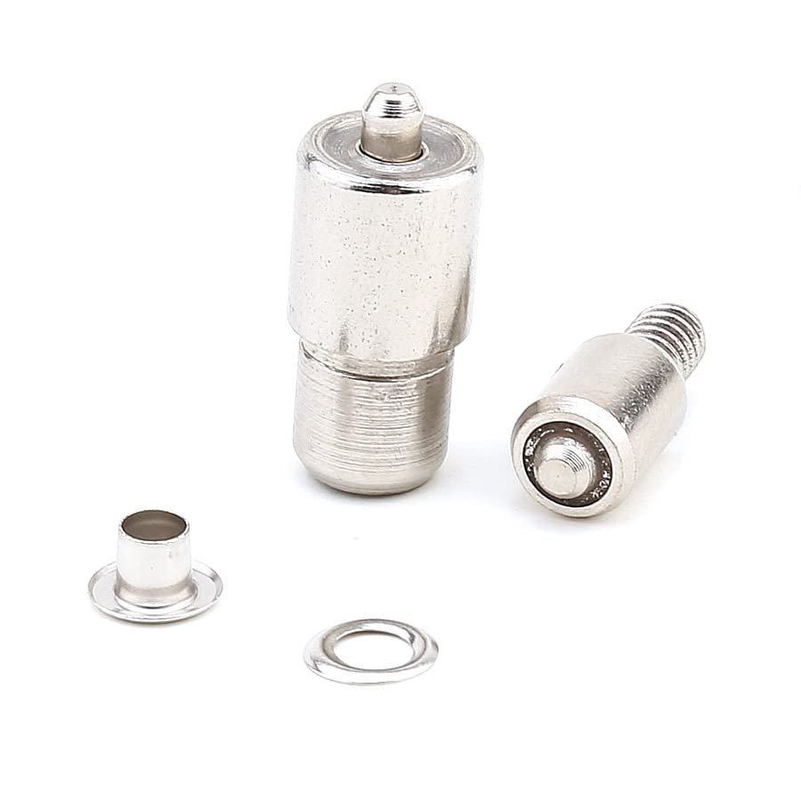 Complete Set of Hole Puncher and Setting Dies for Eyelets and Grommets for Hand Press Machine Leathercraft