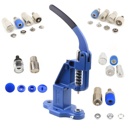 Snap Button Press Machine with Proper Installation Tools for Metal and Plastic Kam Snaps