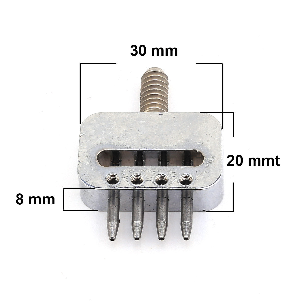 Leather Punch Tools, Multiple Stitching Hole Cutter, 1.2 mm Hole Puncher, Leather Round Chisels with Hand Press Machine All in One DIY Set